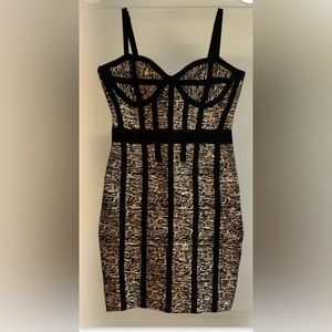 Cute gold and black dress